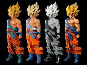 les 4 versions de la Super Master Stars Piece de Goku