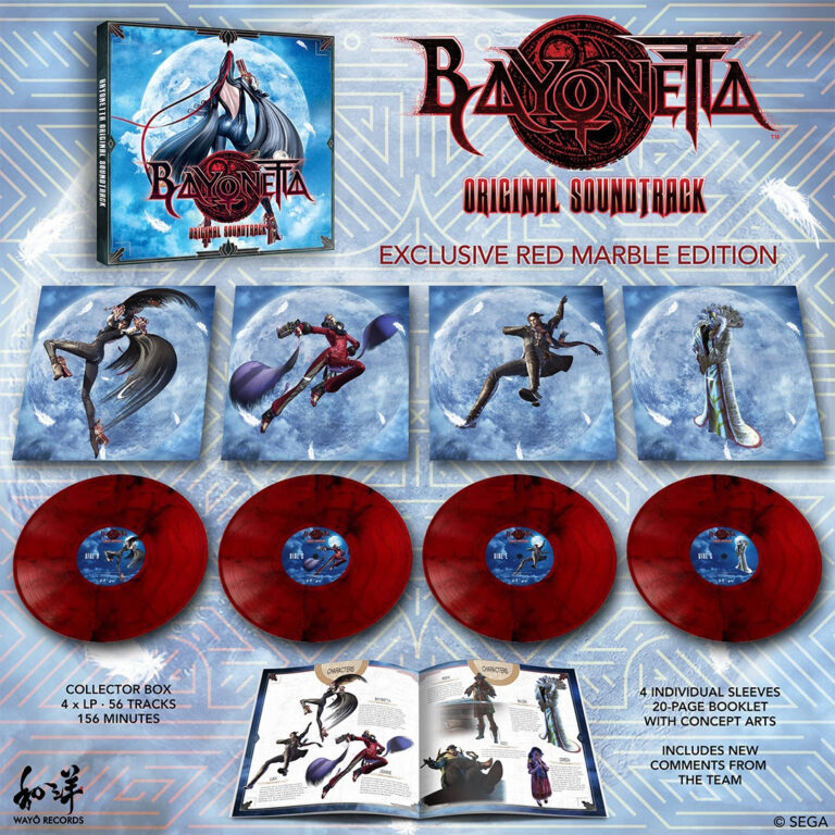 La bande-son sulfureuse de Bayonetta arrive dans un boxset 4 vinyles rouge sang exclusif