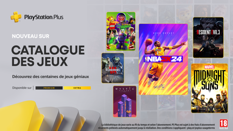 Les jeux du catalogue PlayStation Plus Extra/Premium de mars 2024